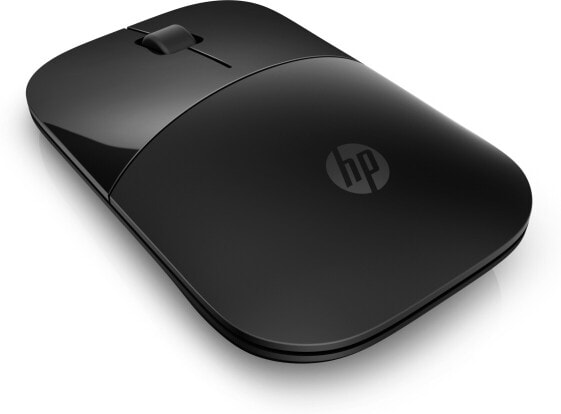 HP Z3700 Black Wireless Mouse - Ambidextrous - Optical - RF Wireless - 1200 DPI - Black