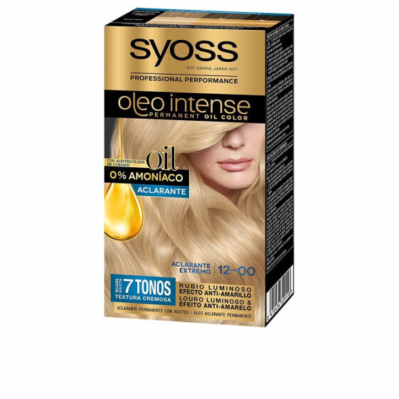 Syoss Olio Intense permanente Hair Color No. Extreme Lightener Стойкая масляная краска для волос без аммиака, оттенок экстремально осветляющий