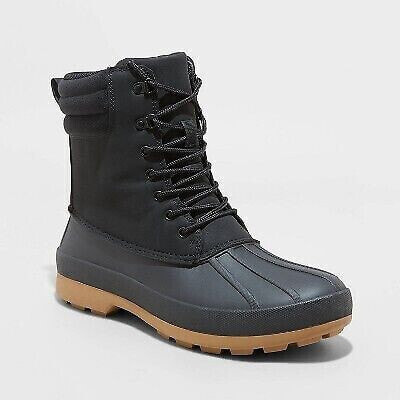 Men's Cody Duck Winter Boots - Goodfellow & Co Black 13