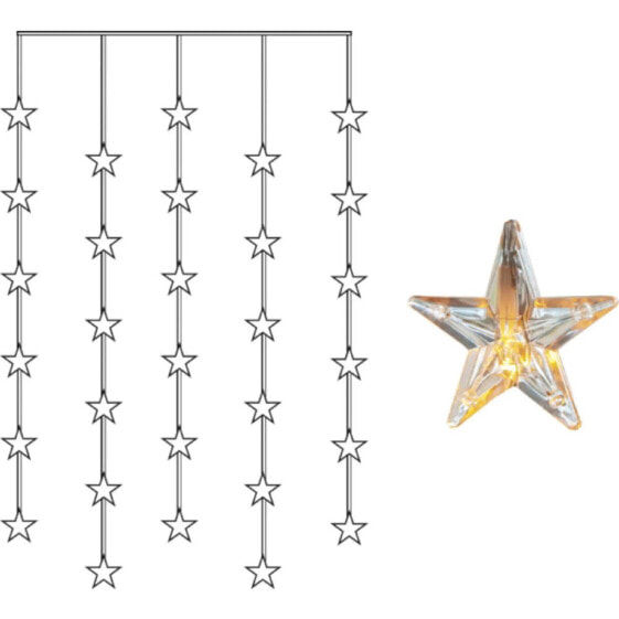 Dekorative Tischleuchte Star Curtain