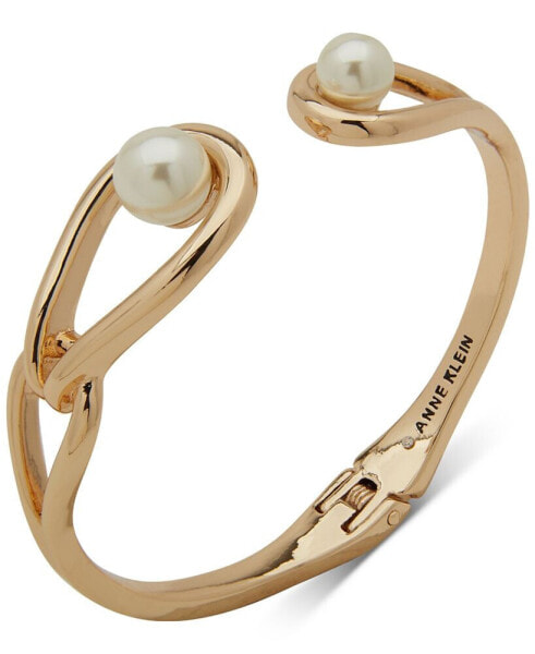 Браслет Anne Klein Pearl Link Gold-Tone.