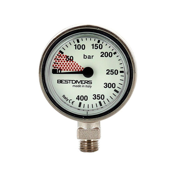 BEST DIVERS Pressure Gauge Plastic Lens