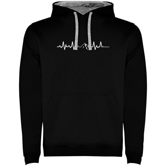 KRUSKIS Mountain Heartbeat Two-Colour hoodie
