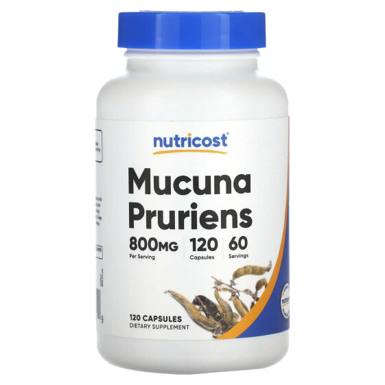 Mucuna Pruriens, 800 mg, 120 Capsules (400 mg per Capsule)