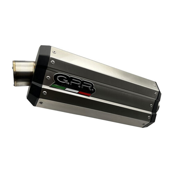 GPR EXHAUST SYSTEMS Dune BMW R 1250 GS-Adventure 19-20 Ref:E4.BM.99.DNTIT Titanium Slip On homologated muffler