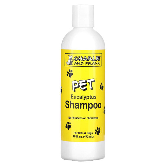 Pet Shampoo, For Cats & Dogs, Eucalyptus, 16 fl oz (473 ml)