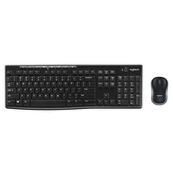 Мышь и клавиатура Logitech LGT-MK270-US Чёрный QWERTY Qwerty US