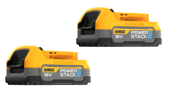 DeWALT Powerstack Akku DCBP034E2, 18V / 1,7Ah, 2er-Set, XR