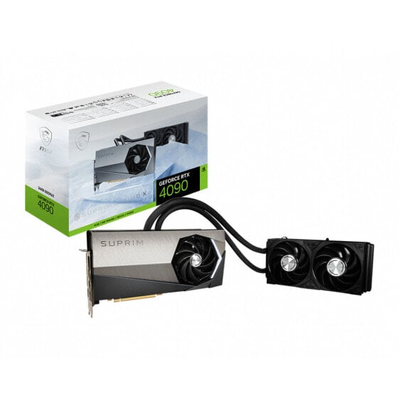 Графическая карта MSI GeForce RTX 4090 SUPRIM LIQUID X 24G 24 GB GDDR6 NVIDIA GeForce RTX 4090