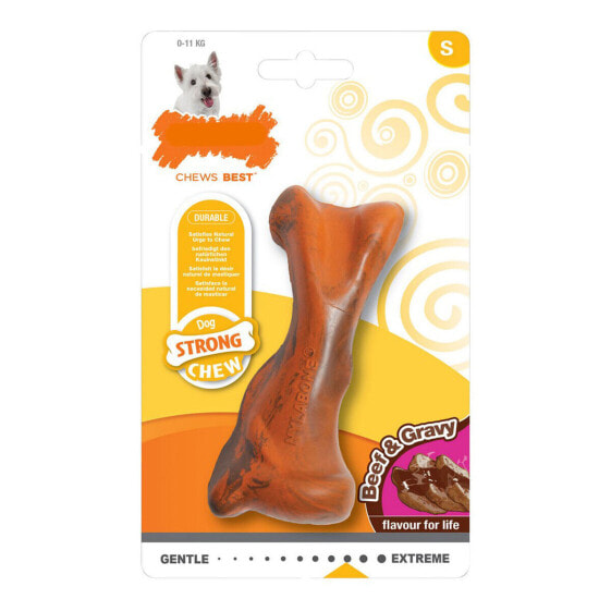 Игрушка для жевания собаки Nylabone Strong Chew Соус Мясо Резина Размер S