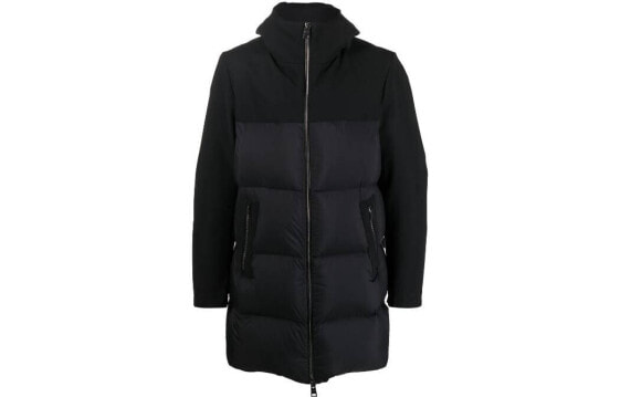 Куртка мужская удлиненная HERNO FW22 черного цвета