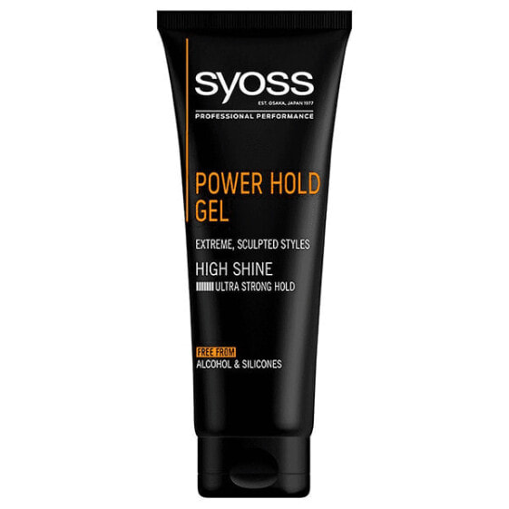Syoss Power Hold Gel Фиксирующий и придающий блеск гель экстра-сильной фиксации для укладки волос 250 мл