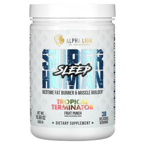 SuperHuman Sleep, Tropical Terminator, Fruit Punch, 10.69 oz (303 g)
