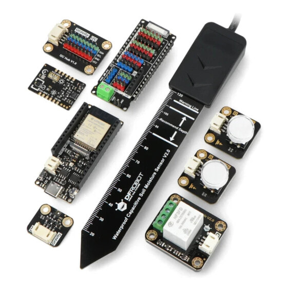 Электроника DFRobot Набор сенсоров EEDU Enviromental Sensor Kit - ESP32 - DFRobot TEM2022C-EN-1