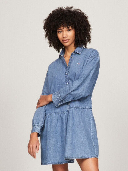 Chambray Shirtdress