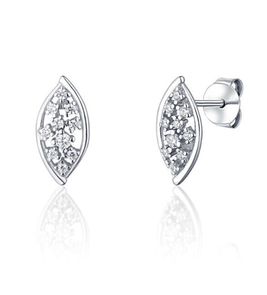 Fine silver earrings with zircons SVLE1218XH2BI00