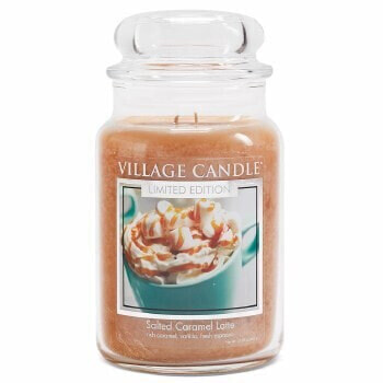 Ароматическая свеча Village Candle Salted Caramel Latte в стекле 602 г