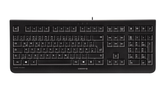 Cherry DC 2000 - Full-size (100%) - USB - Mechanical - AZERTY - Black - Mouse included