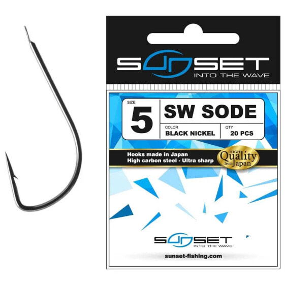 SUNSET Sunhooks SW Sode Spaded Hook 20 units