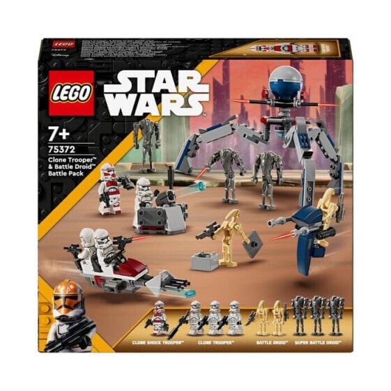 Конструктор пластиковый Lego SW Clone Trooper & Battle Droid 75372