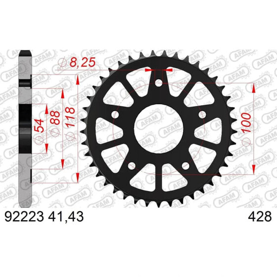 AFAM 92223 Rear Sprocket