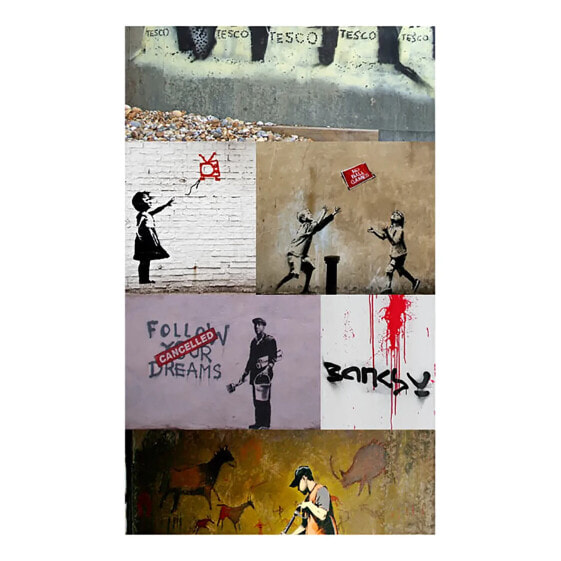 Vlies Fototapete Banksy a Collage