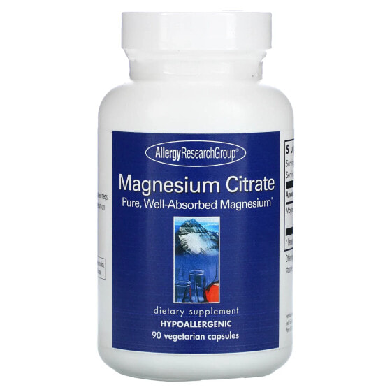 Magnesium Citrate, 90 Vegetarian Capsules