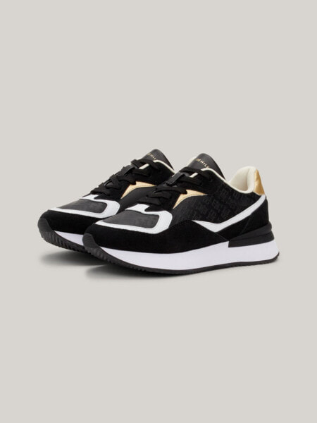 Monogram Luxe Leather Sneaker