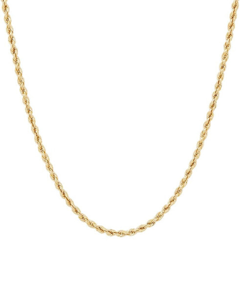 Macy's glitter Rope Link 22" Chain Necklace in 10k Gold, Created for Macy's