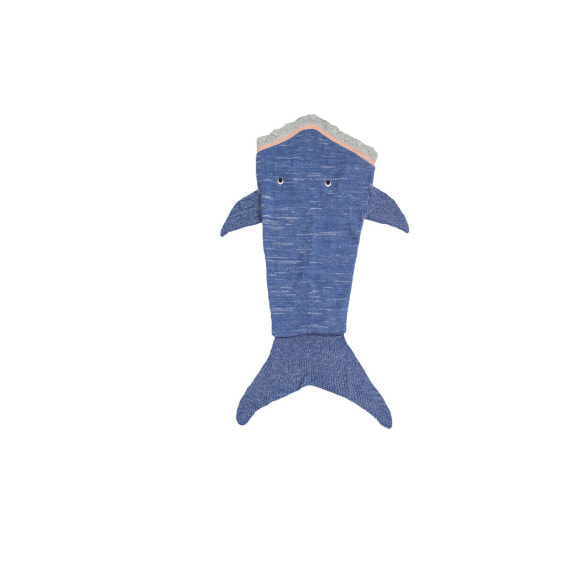 Одеяло для детей Crochetts Синий Акула 60 x 90 x 2 см
