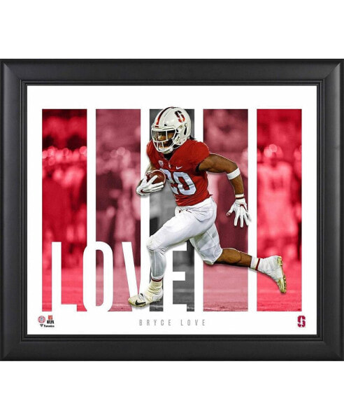 Bryce Love Stanford Cardinal Framed 15" x 17" Player Panel Collage
