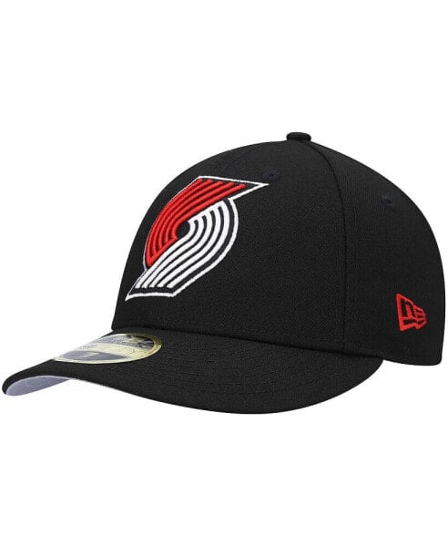 Men's Black Portland Trail Blazers Team Low Profile 59FIFTY Fitted Hat
