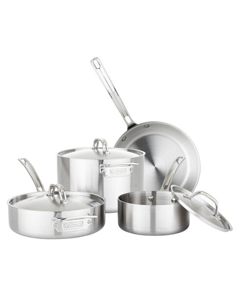 Professional 5-Ply Stainless Steel 7-Piece Cookware Set