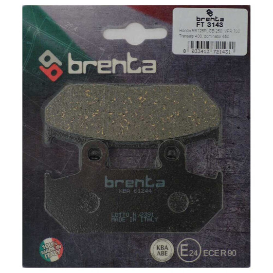 BRENTA MOTO 3143 organic rear Brake Pads