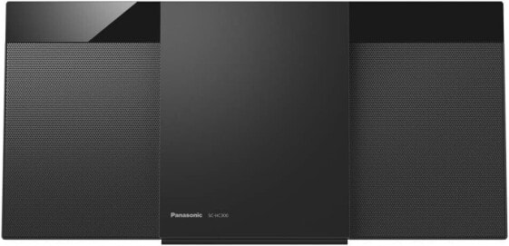 Panasonic SC-HC300 Micro-System (Home Audio Micro System, 1x 20 Watt, 1 Tag, FM) Schwarz