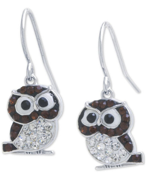 Серьги Giani Bernini Crystal Owl