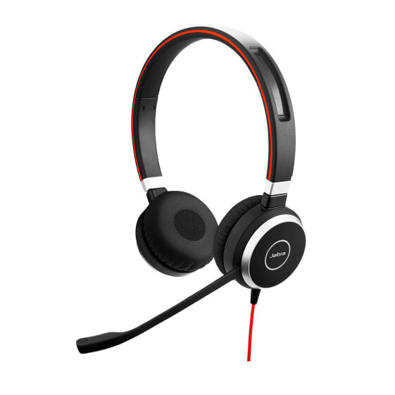 Игровая гарнитура Jabra EVOLVE 40 Stereo HS - проводная - офис/колл-центр - черная