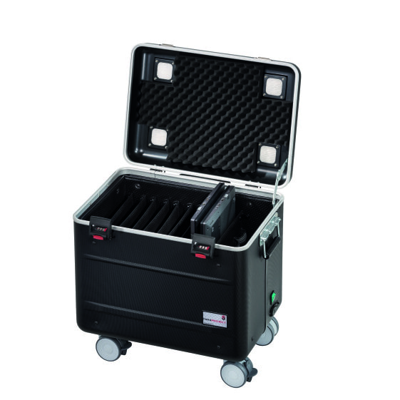 PARAT Case C10 - Multimedia cart - Black - Acrylonitrile butadiene styrene (ABS) - Aluminium - Foam - Notebook - 39.6 cm (15.6") - 4 wheel(s)