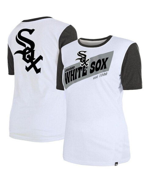 Women's White Chicago White Sox Colorblock T-shirt