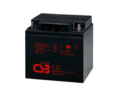 Аккумулятор герметичный CSB Battery GP12400 - 12V - Чёрный - 40000 mAh - ISO 9001 - 14001 - 195.8 x 163.6 x 170 мм