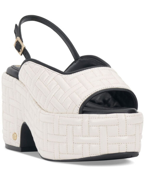 Women's Elana Quilted Platform Wedge Sandals