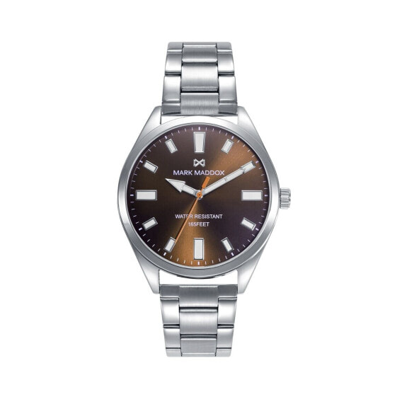 Мужские часы Mark Maddox HM1012-46 Коричневый Серебристый