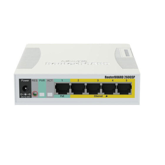 MikroTik CSS106-1G-4P-1S - Гигабитный Ethernet (10/100/1000) - Power over Ethernet (PoE)