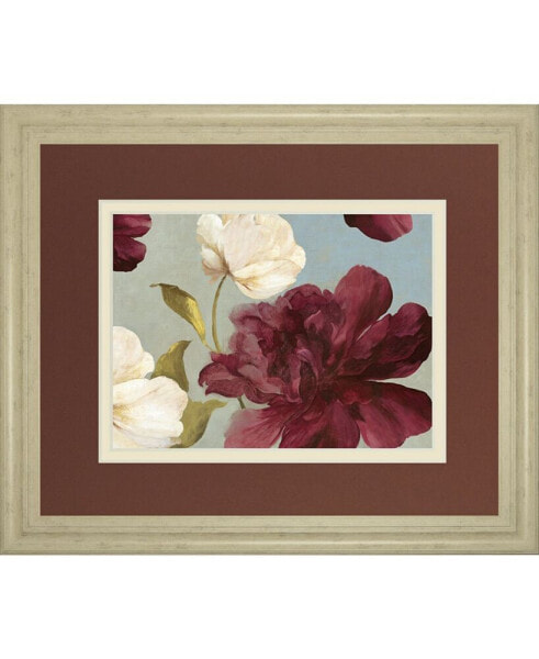 Deep Peonies II by Asia Jensen Framed Print Wall Art, 34" x 40"