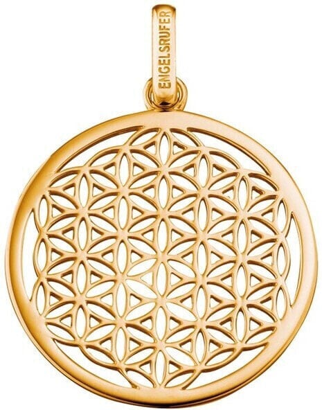 Gilded Silver Pendant Flower of Life ERP-LIFL-G