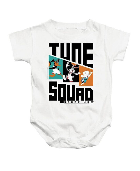 Baby Girls Baby Tune Squad Pattern Characters Snapsuit