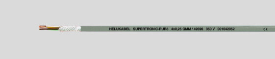 Helukabel 49588 Schleppkettenleitung S-TRONIC-PURö 10 x 0.14 mm² Grau 100 m