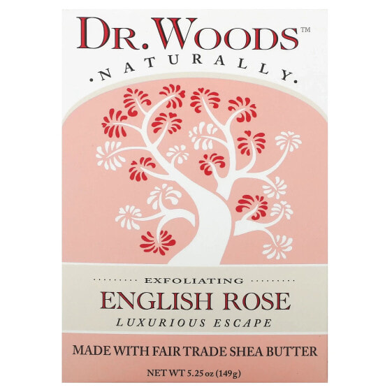 Exfoliating Bar Soap, English Rose , 5.25 oz (149 g)