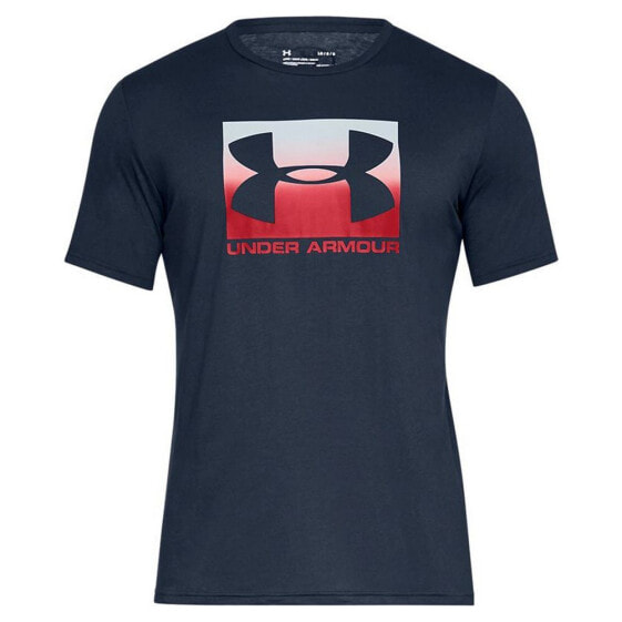 Men’s Short Sleeve T-Shirt Under Armour Boxed Dark blue