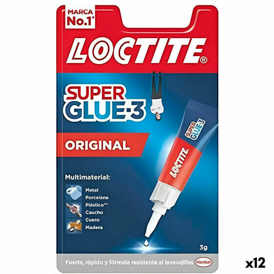 Мгновенный клей LOCTITE Super Glue 3 3 г (12 штук)